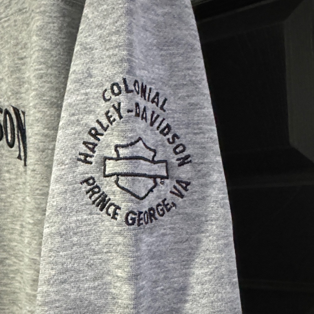 Harley-Davidson Classic Gray Men's Hoodie - Picture 3 of 4